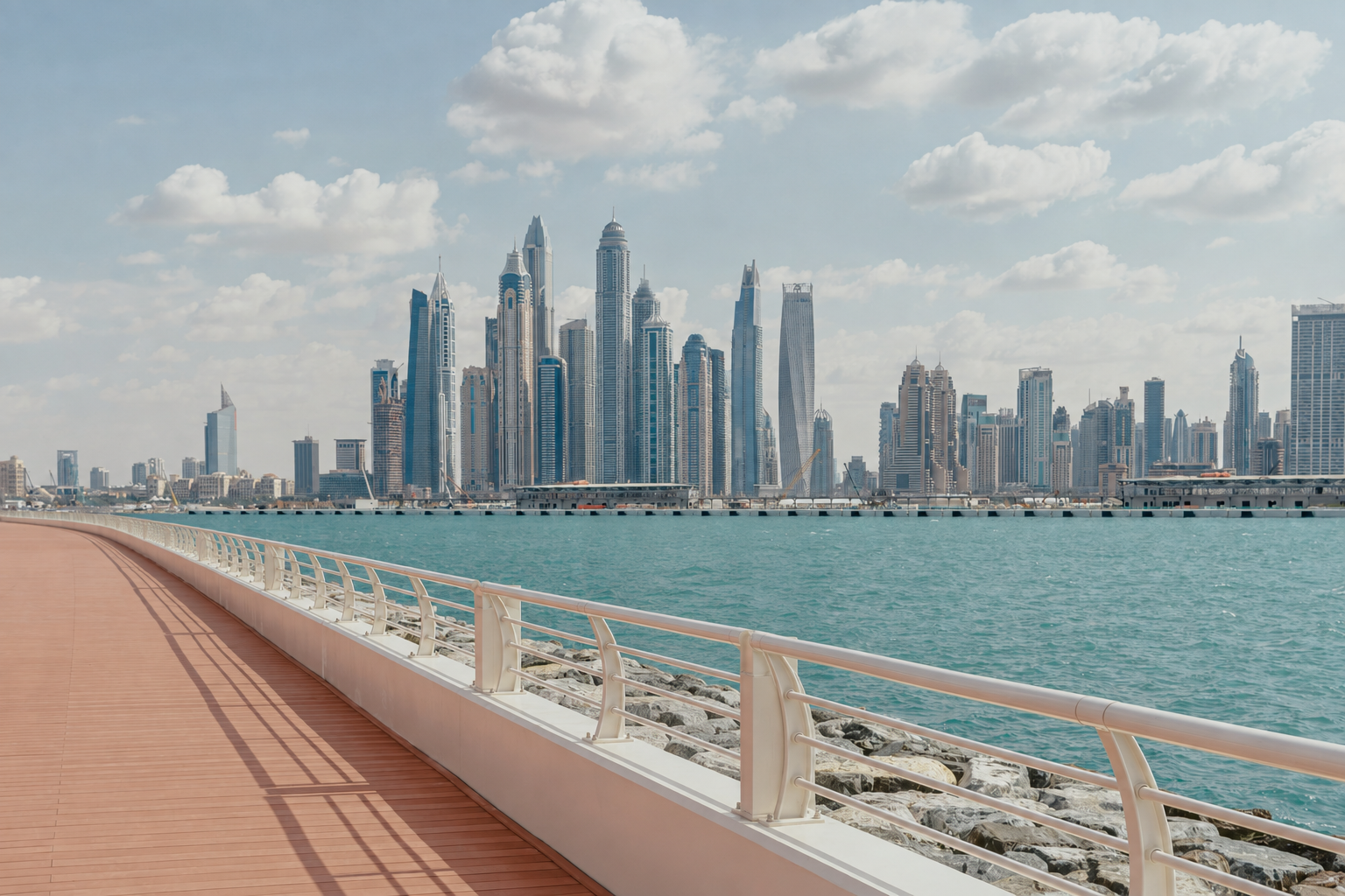 Dubai luxury skyline